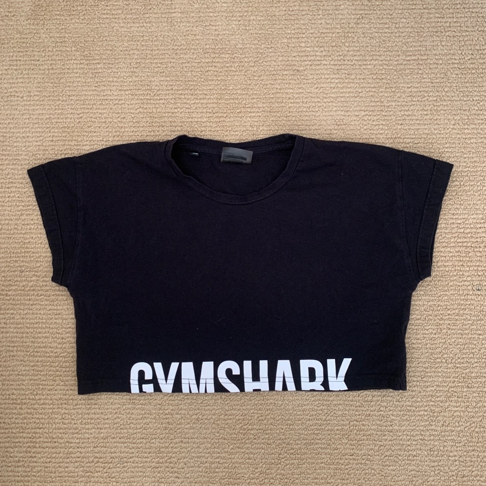 gymshark fraction crop top